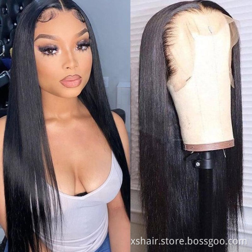Best Quality Silky Straight Frontal Lace Wig 13*4 Human Lace Wig Cheap Lace Wigs for Black Woman